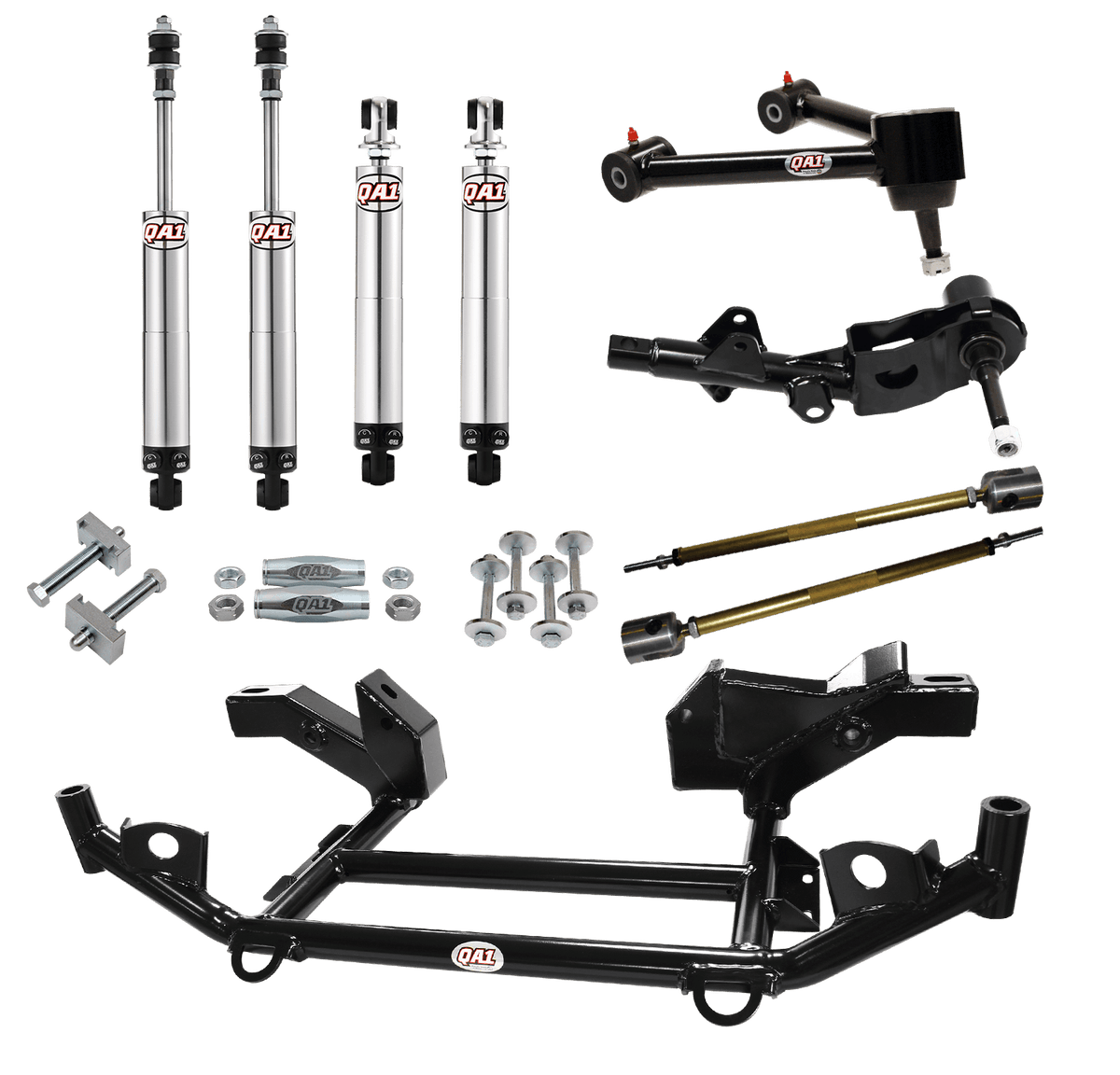 QA1 DK02-CRE1 Drag Kit, Level 2, Mopar B/E-Body 70-74 Mopar B/E-Body, W/Shocks