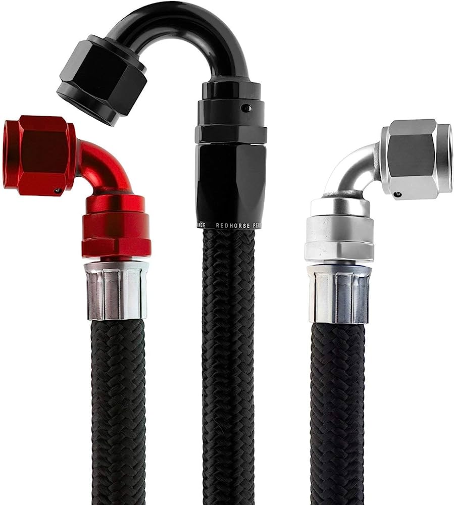 Redhorse Performance 235-08-1 -08 eSeries Black 235 e85 compatible stainless core hose - bulk