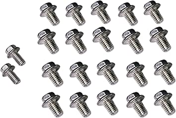 Moroso 38560 Self-Locking Oil Pan Bolts (BBC/Pontiac V8, For 1-Piece Gasket)