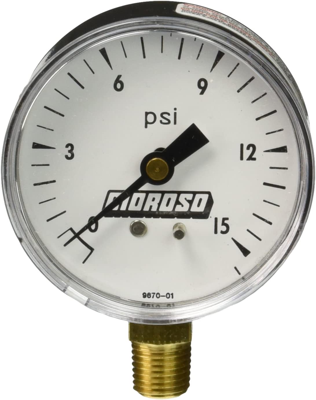 Moroso 97480 Gauge Head (For PN: 89550)
