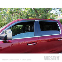 Westin Automotive 72-35432 Tape On Wind Deflector 4pc Smoke