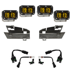 Baja Designs 448169 Dodge, Ram Dual S2 SAE Fog Pocket Light Kit, Amber