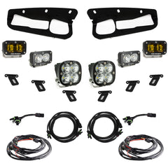 Baja Designs 448178 Ford S2 SAE Sportsmen Fog Pocket Light Kit, Amber