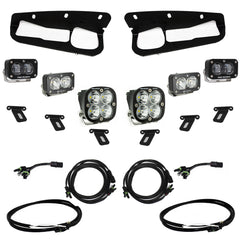 Baja Designs 448174UP Ford S2 SAE Sportsmen Fog Pocket Light Kit, Clear