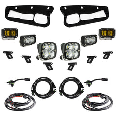 Baja Designs 448179 Ford S2 SAE Pro Fog Pocket Light Kit, Amber