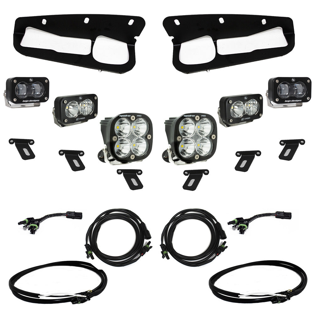 Baja Designs 448175UP Ford S2 SAE Pro Fog Pocket Light Kit, Clear