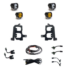 Baja Designs 448084 GMC 1500 (19-On) Clear Spot/Amber W/C FPK Baja Designs