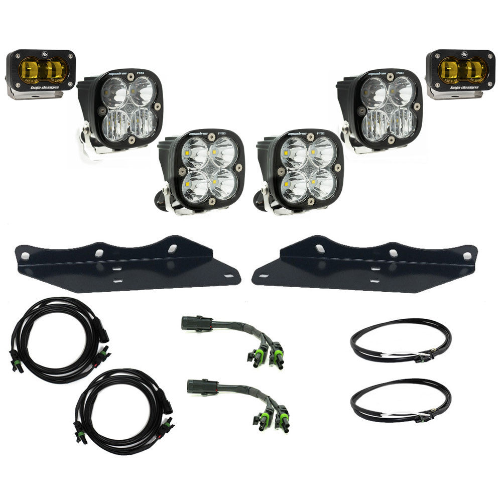 Baja Designs 448177 Ford S2 SAE Pro Fog Pocket Kit, Amber