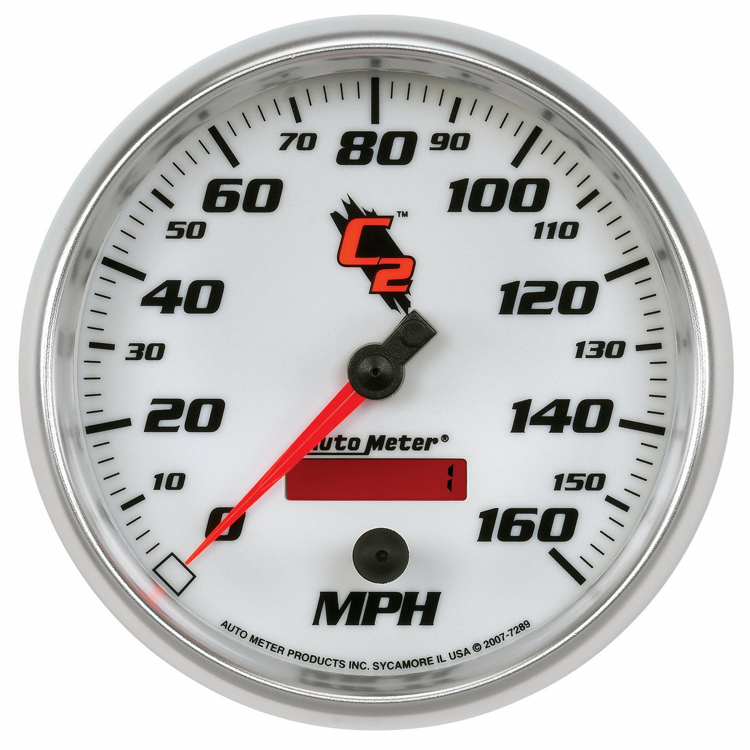 AutoMeter Products 7289 5in Speedo, 160 Mph In-Dash C2