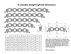 Baja Designs 740006 XL Linkable LED Light Bar 8 XL Clear