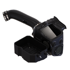 S&B Filters Cold Air Intake For 17-19 Ford F250 F350 V8-6.7L Powerstroke Dry Extendable White  75-5085-1D-BKJF