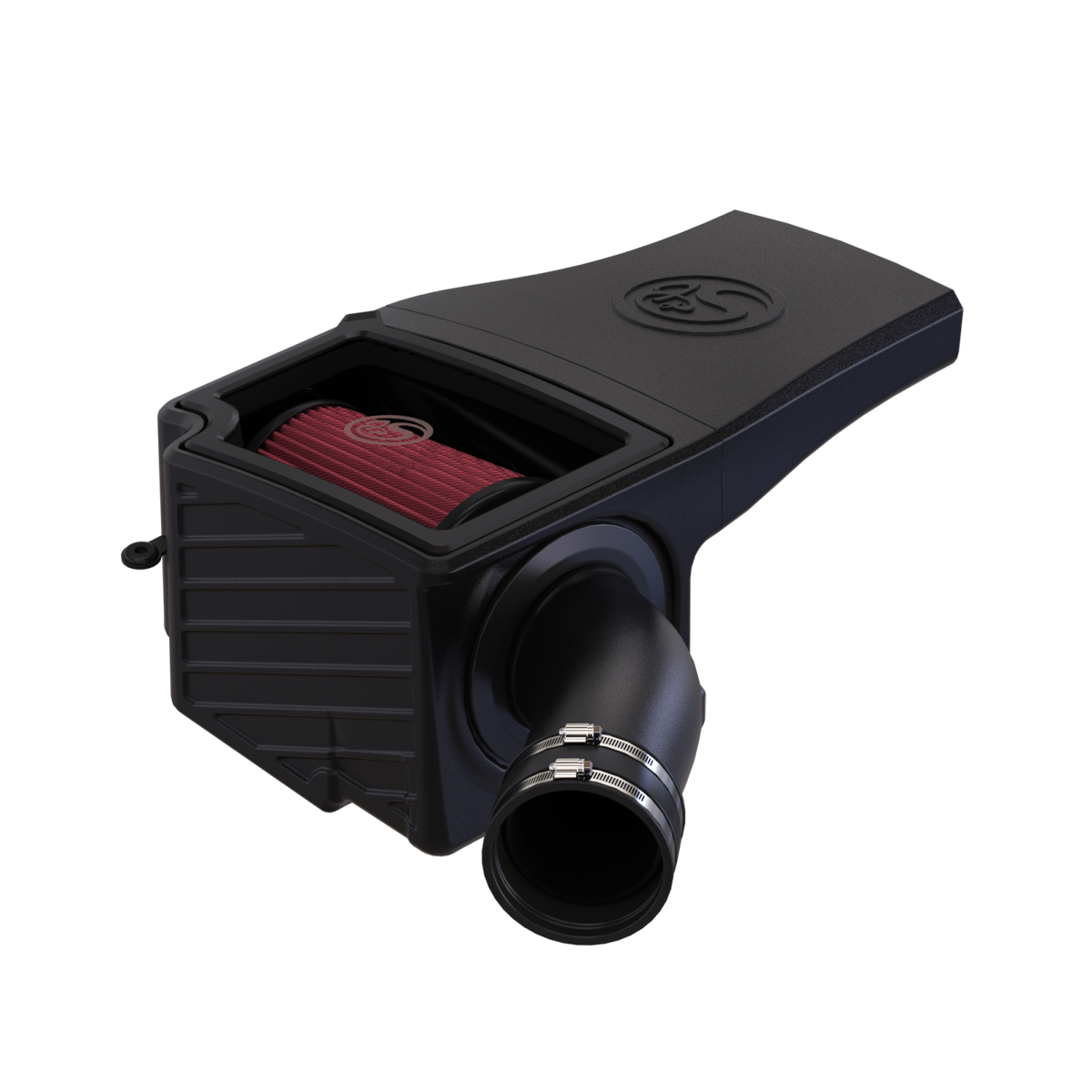 S&B Filters Cold Air Intake For 94-97 Ford F250 F350 V8-7.3L Powerstroke Cotton Cleanable Red  75-5131-1-BKJF