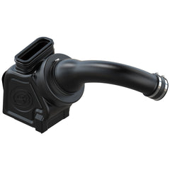S&B Filters Cold Air Intake For 17-19 Chevrolet Silverado GMC Sierra V8-6.6L L5P Duramax Cotton Cleanable Red  75-5144-BKJF