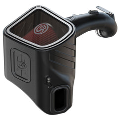 S&B Filters Cold Air Intake For 20-22 Silverado/Sierra 2500/3500 6.6L with Cotton Cleanable Filter  75-5158-BKJF