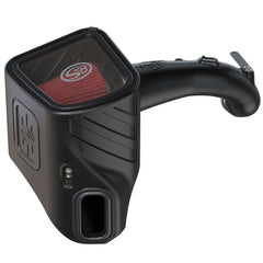 S&B Filters Cold Air Intake For 20-22 Silverado/Sierra 2500/3500 6.6L with Cotton Cleanable Filter  75-5158-BKJF