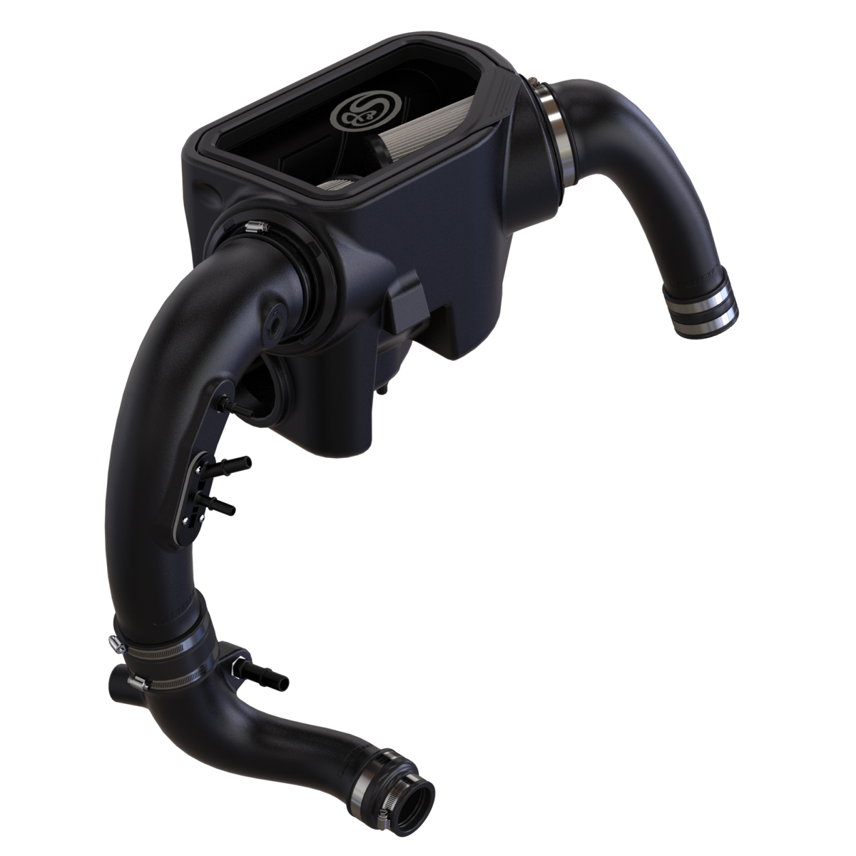 S&B Filters Cold Air Intake For 2020-2023 Ford Explorer St, King Ranch, Lincoln Aviator 3.0L with Dry Extendable Filter 75-5174D-BKJF