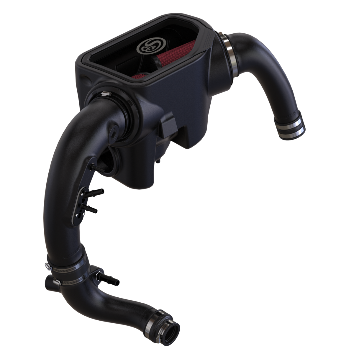 S&B Filters Cold Air Intake For 2020-2023 Ford Explorer St, King Ranch, Lincoln Aviator 3.0L with Cotton Cleanable Filter 75-5174-BKJF