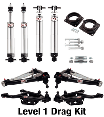 QA1 DK01-GMX3 Drag Kit, Level 1, X-Body 75-79 Gm X-Body, W/ Shocks