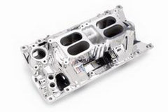 Edelbrock 75621 POLISHED (NR) PERFORMER RPM AIR-GAP B/B CHEVY RECT.