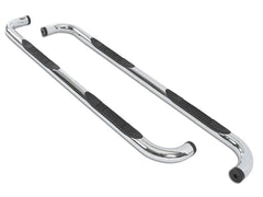 Big Country 3" Round Side Bars Stainless - Polished - 02-10 Ford Ranger