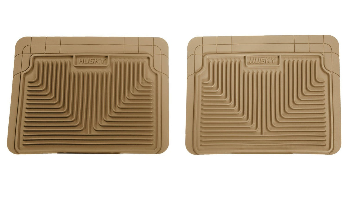 Husky Liners 52023 Heavy Duty Floor Mats 2nd Or 3rd Seat Floor Mats Tan