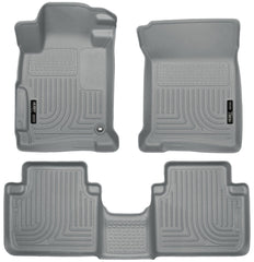 Husky Liners 98482 Weatherbeater Series Front and 2nd Seat Floor Liners Grey