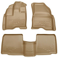 Husky Liners 98733 Weatherbeater Series Front and 2nd Seat Floor Liners Tan