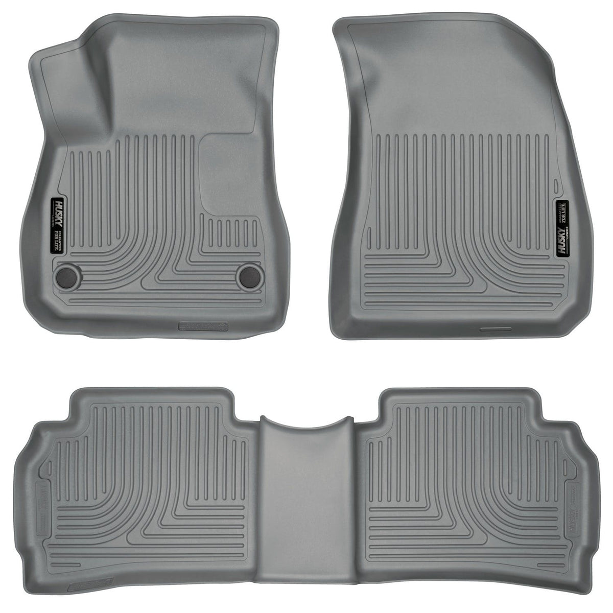 Husky Liners 99192 Weatherbeater Series Front and 2nd Seat Floor Liners Grey