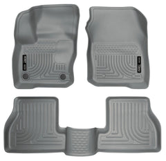 Husky Liners 99772 Weatherbeater Series Front and 2nd Seat Floor Liners Grey