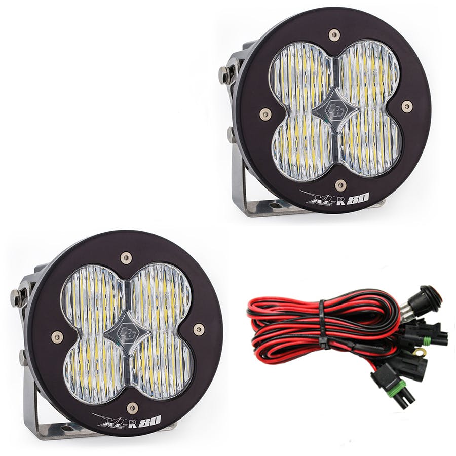 Baja Designs 767805 LED Light Pods Wide Cornering Pattern Pair XL R 80 Series