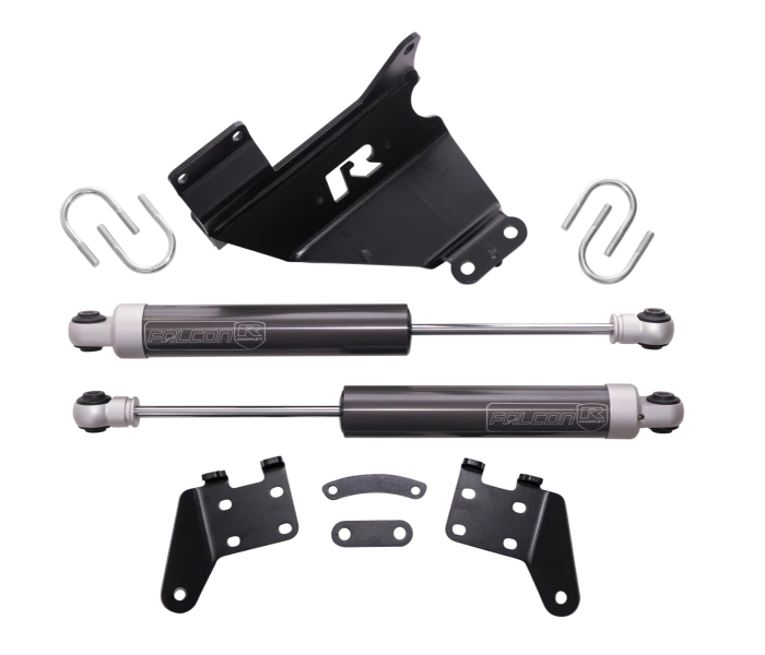ReadyLIFT Dual Steering Stabilizer with Falcon 77-13220