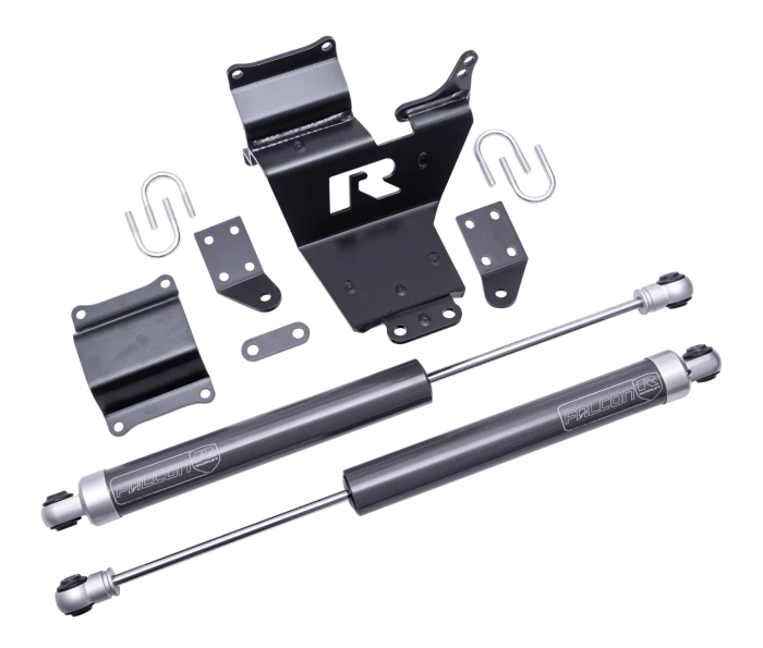 ReadyLIFT 10-Lug Dual Steering Stabilizer wFalcons 77-23201