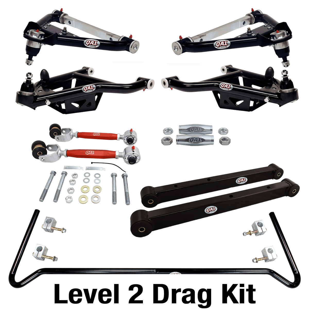 QA1 DK12-GMB4 Drag Kit, Level 2, 1978-1993 GM B-Body, W/O Shocks
