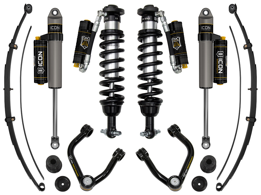 ICON Vehicle Dynamics K93208TA 0-3.5 inch Stage 8 Suspension System W Tubular UCA Al Knuckle