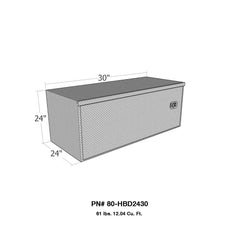 Westin Automotive 80-HBD2430 HD Under Body 24in x 30in Swing Door Overall Dims: 30x24x24in Apprx Cu Ft: 12in