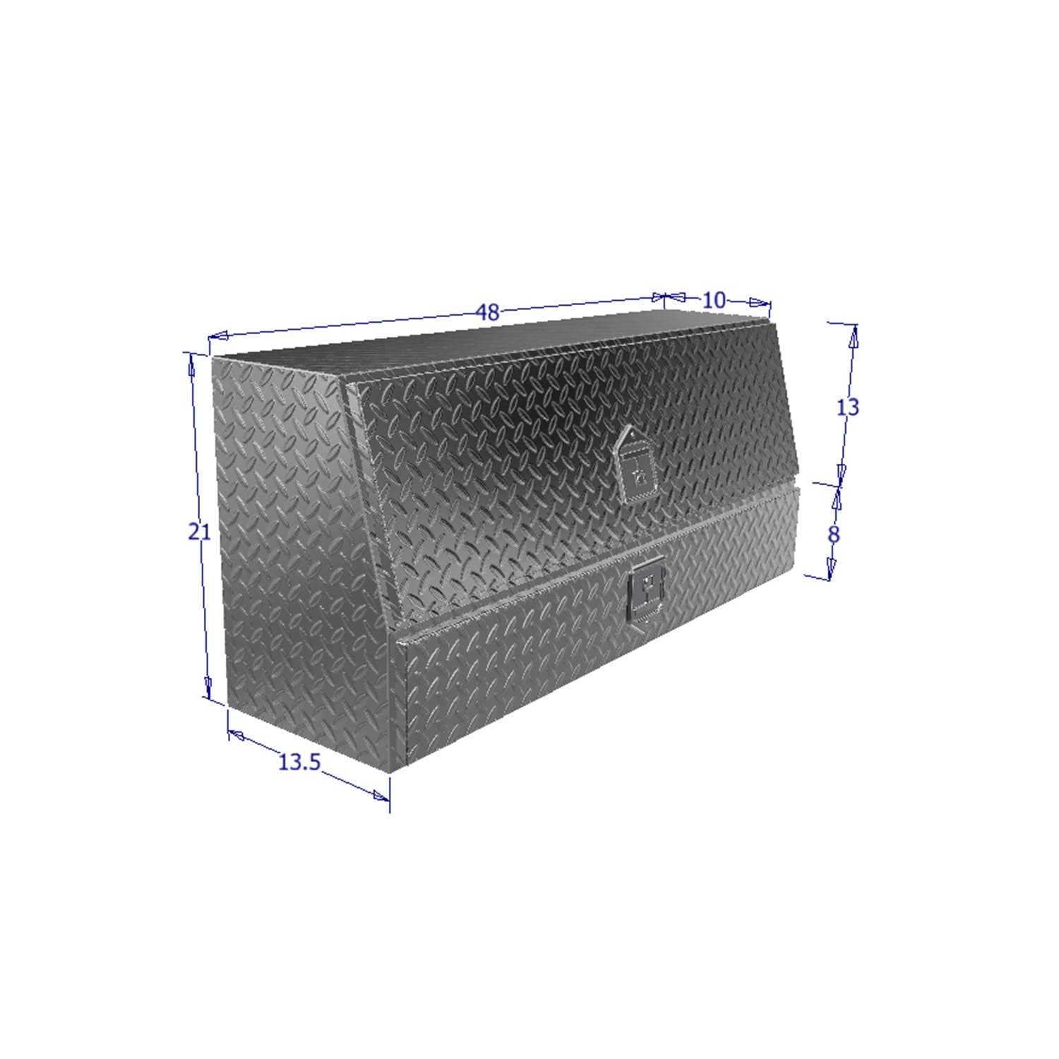 Westin Automotive 80-TBS200-48-BD Contractor TopSider 48in w/ Drawers and Doors Overall Dims: 48x13.5x21