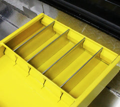 Westin Automotive 80-TR10 19 inchL x 3.5 inchH x 15 inchW Tray w/ 4 Silver Dividers