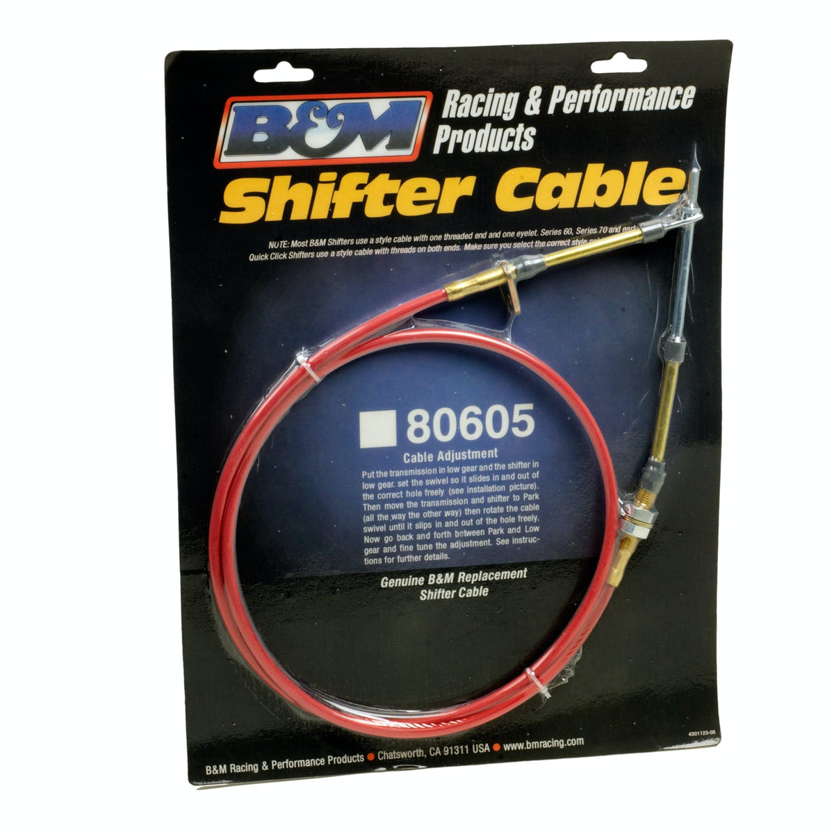 B&M 80605 5FT EYELET END CABLE