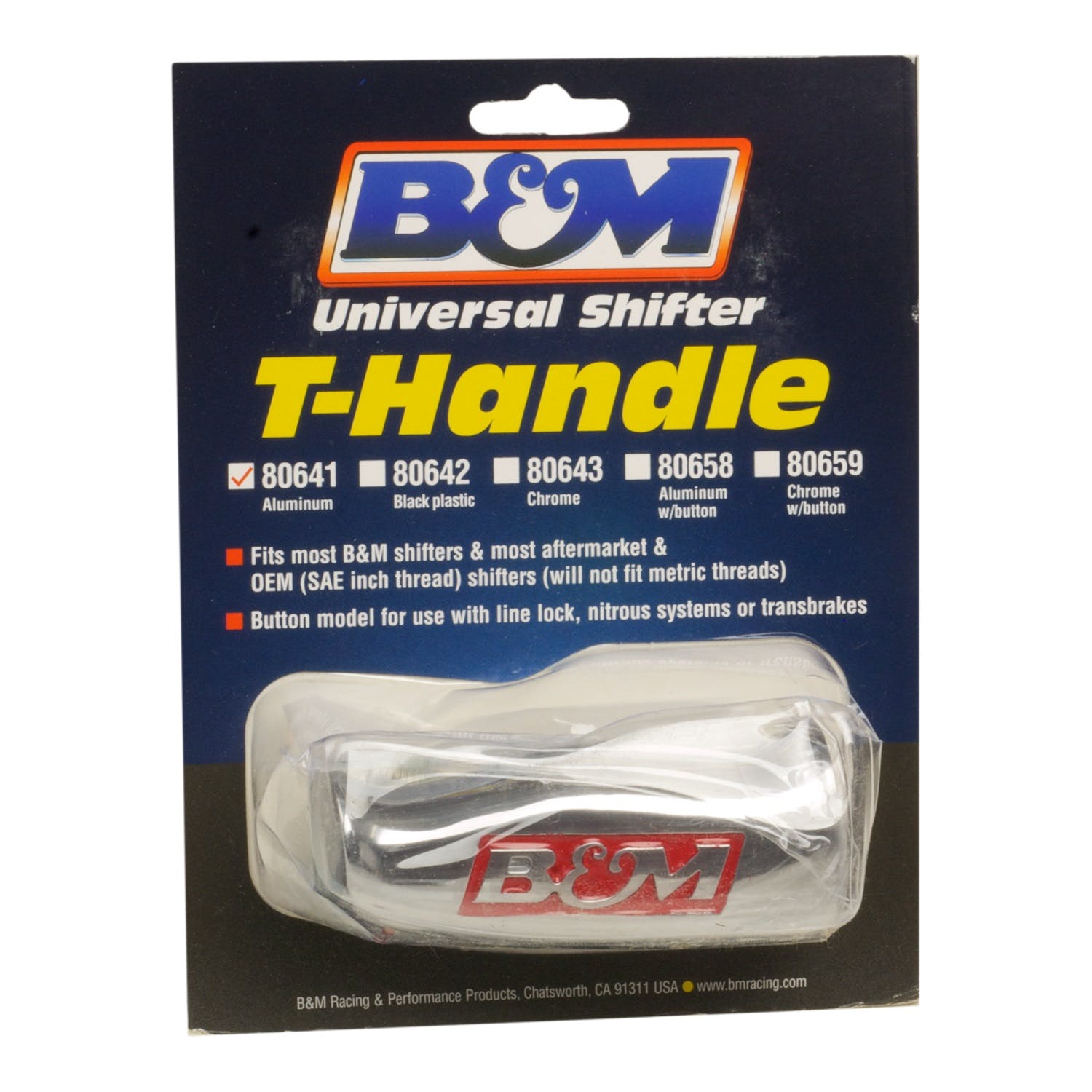 B&M 80641 UNIV ALUM T-HANDLE