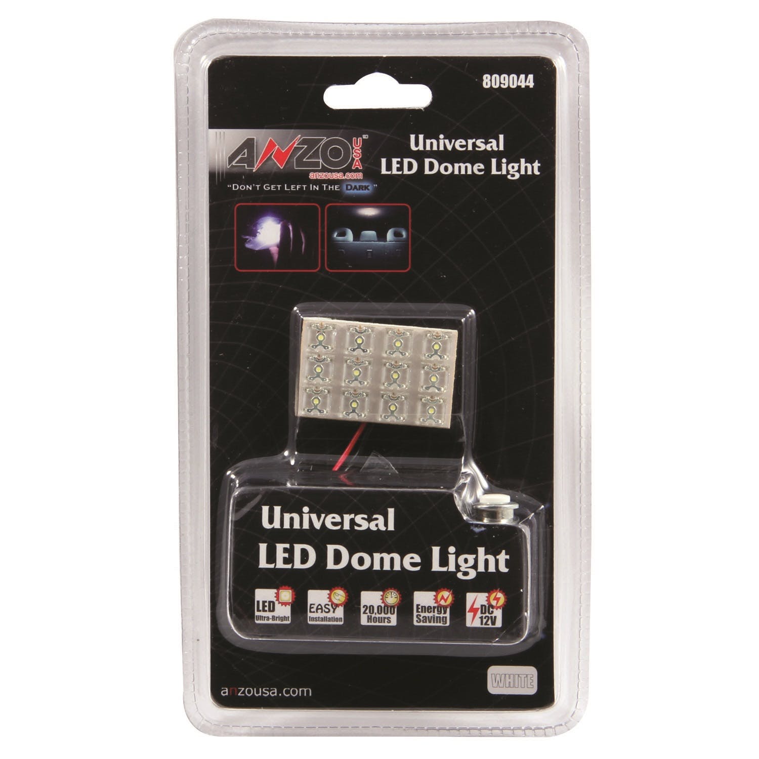 AnzoUSA 809044 LED Dome Light - 12 LED Universal 1.5" x 1"