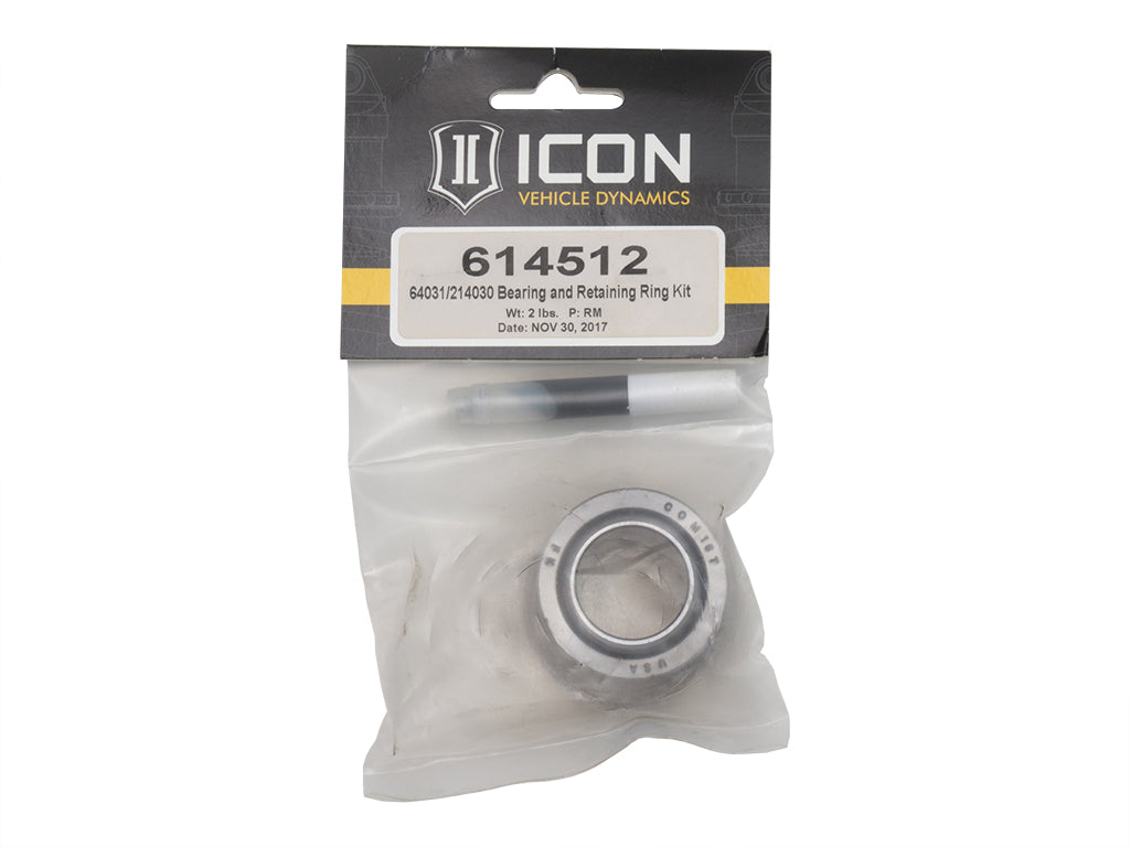 ICON Vehicle Dynamics 614512 64031/214030 Bearing and Retaining Ring Kit