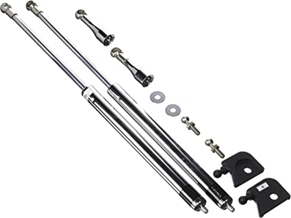 NRG Innovations Hood Damper Kit Polished HD-110
