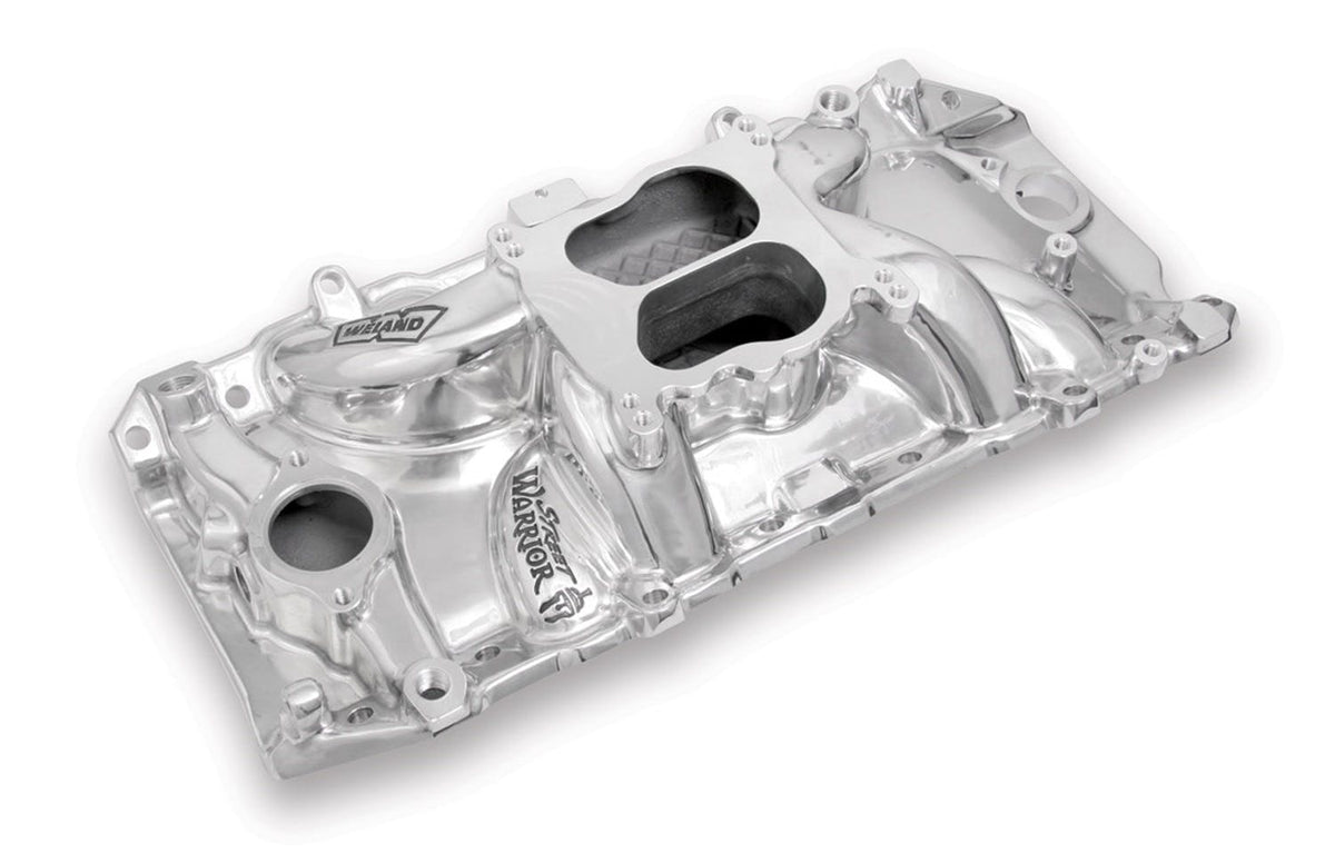 Weiand 8123P MANIFOLD - BBC SPREAD BORE OVAL - POLISH