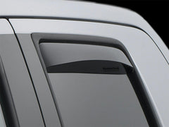 WeatherTech 81450 Rear Side Window Deflectors Dark Smoke