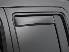 WeatherTech 81425 Rear Side Window Deflectors Dark Smoke