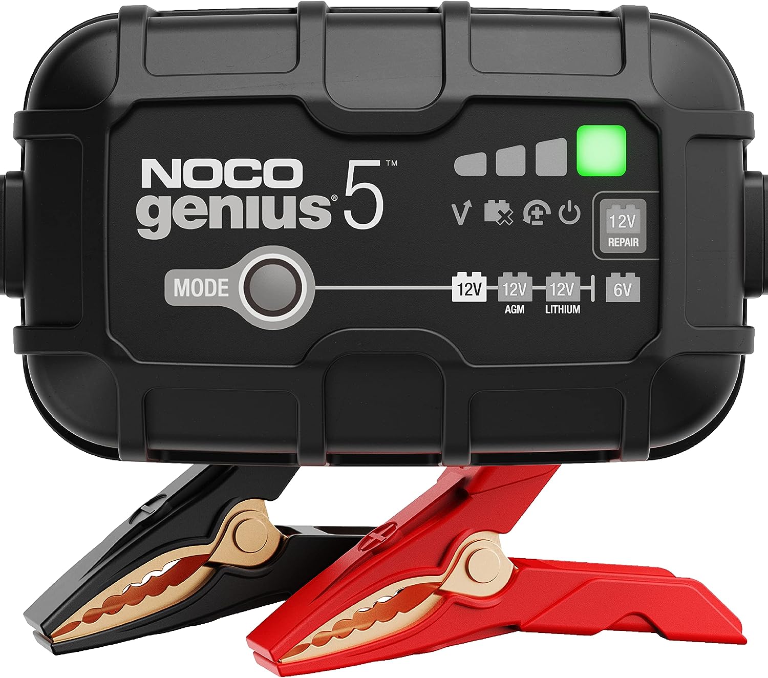 NOCO GENIUS5 5-Amp Battery Charger Battery Maintainer and Battery Desulfator