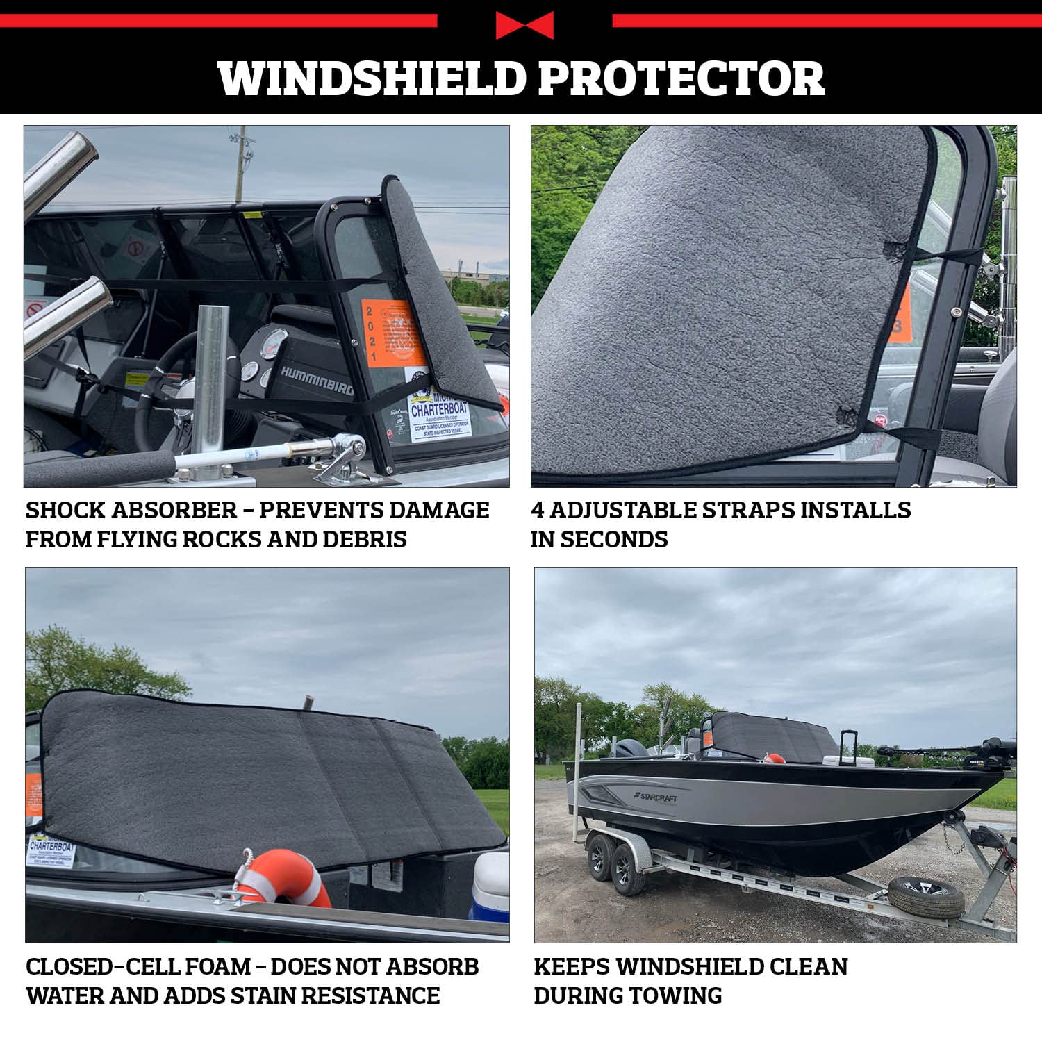 TruXedo 1117432 Boat Windshield Protector by Truxedo