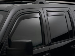 WeatherTech 84740 FrontandRear Side Window Deflectors Dark Smoke