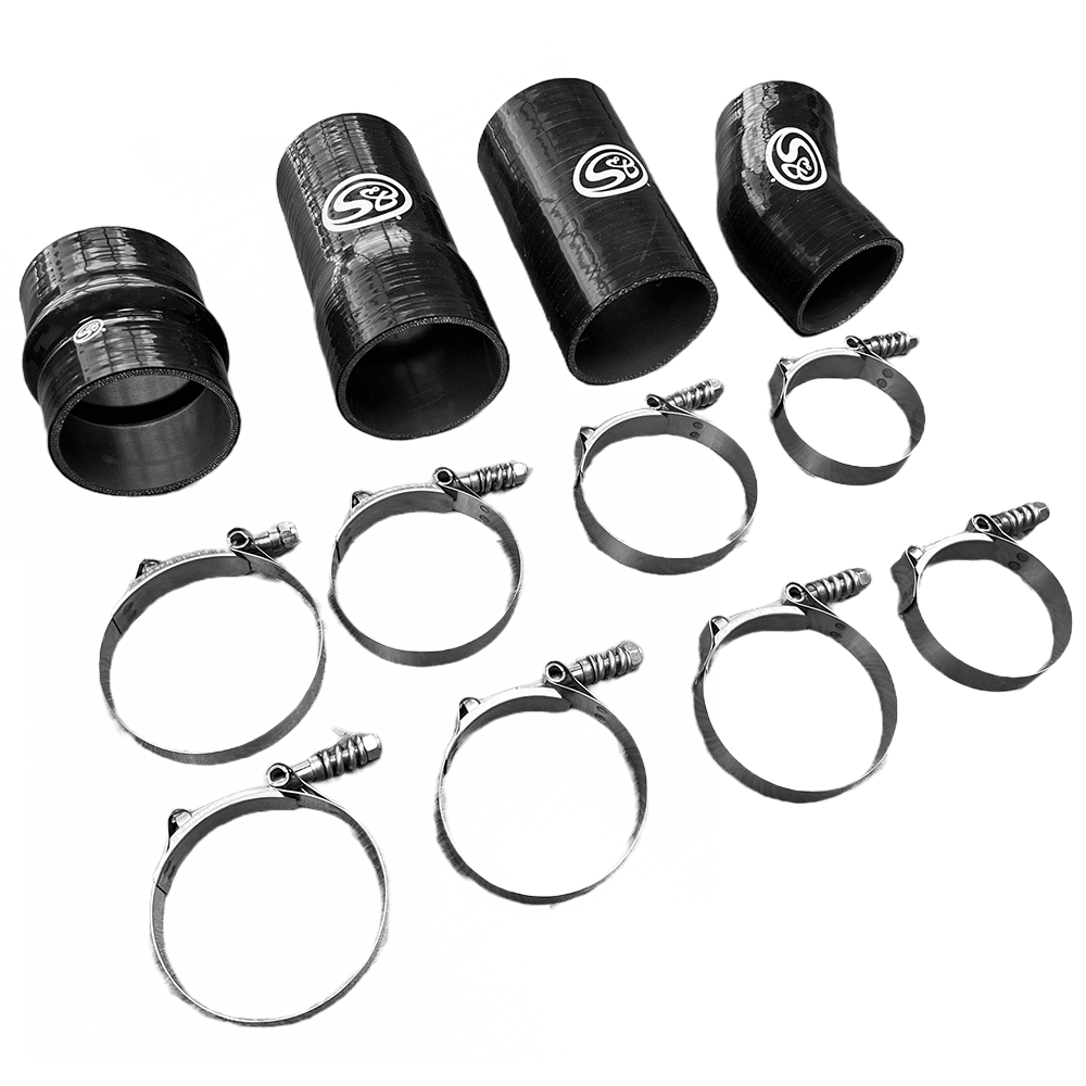 S&B Filters Hot And Cold Side Boot Kit For 03-04 Ford F250/F350, 6.0L Powerstroke 83-2000-BKJF