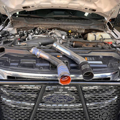 S&B Filters Hot Side Intercooler Pipe for 2016-2024 Ford F250 / F350 6.7L Powerstroke 83-2004-BKJF
